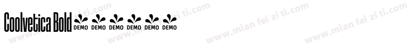 Coolvetica Bold字体转换